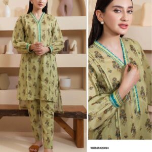 Zell bury Digital Printed Lawn -1