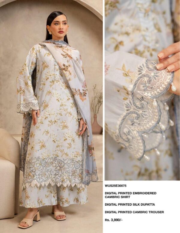 Zell bury Digital Printed Lawn - 2