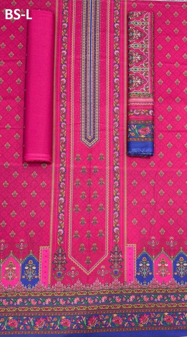 BIN SAEED DIGITAL PRINTED LAWN UNSTITCHED - 3