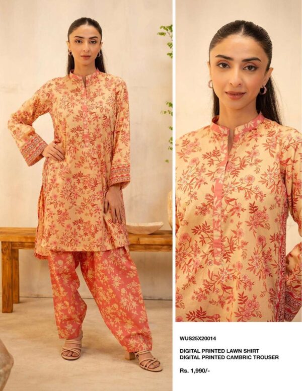 Zell bury Digital Printed Lawn - 6