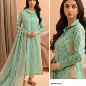 Zell bury Digital Printed Lawn - 9