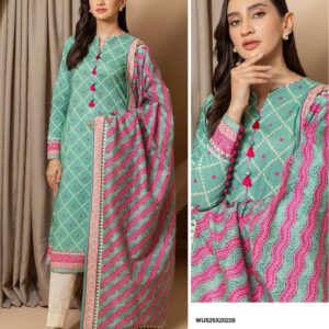 Zell bury Digital Printed Lawn - 11