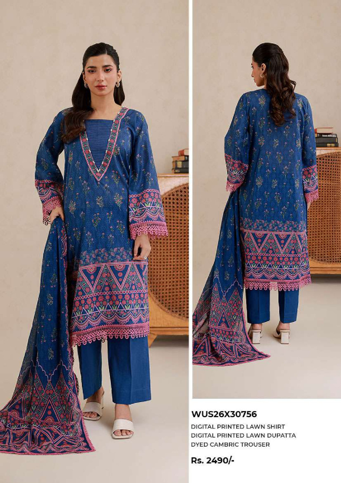 EXCLUSIVE | ZELLBURY UNSTITCHED 3-PIECE PRINTED LAWN COLLECTION 2026 VOL 4