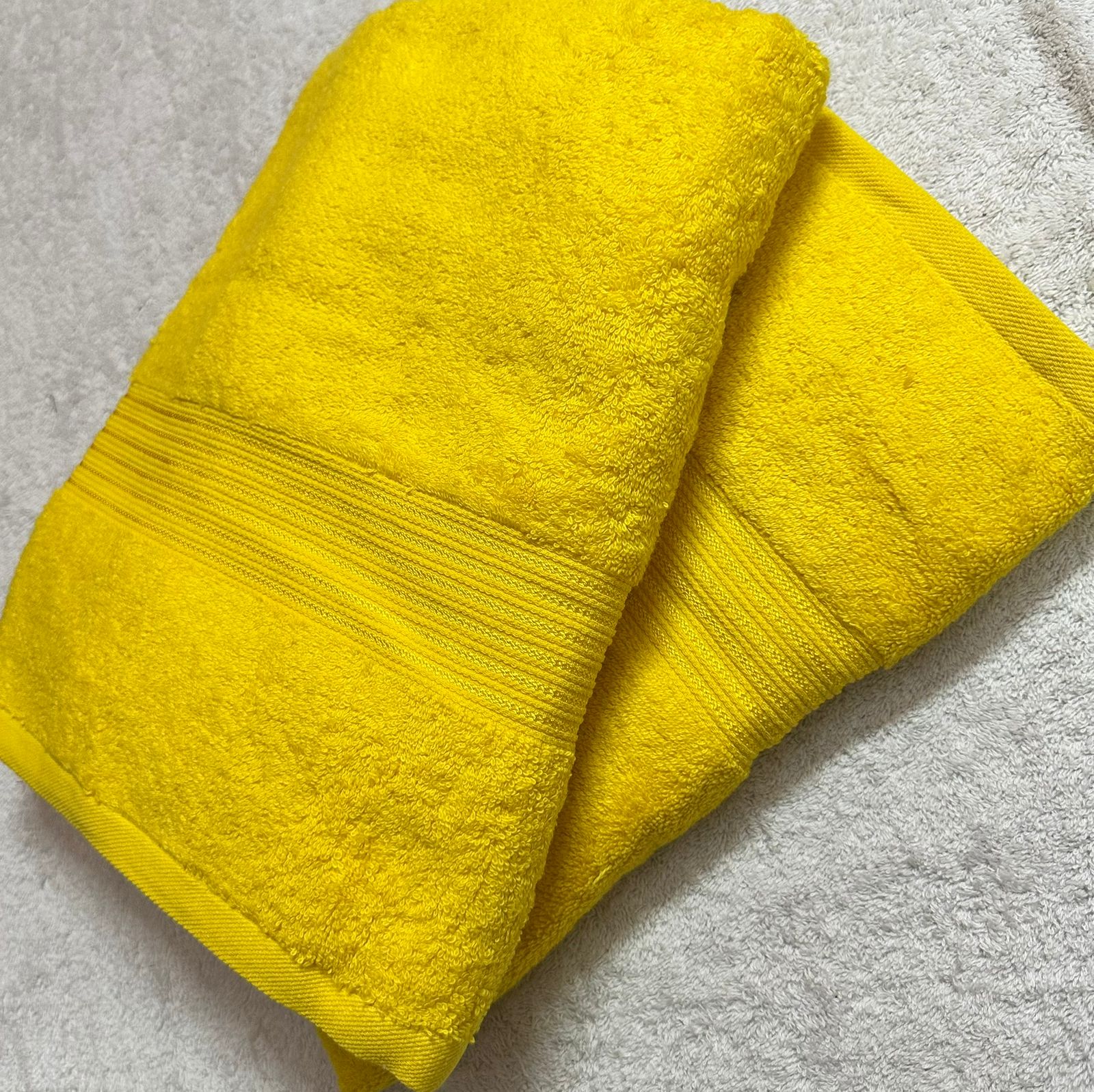 Mustard Yellow Cotton Hand Towel