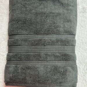 Charcoal Grey Cotton Hand Towel