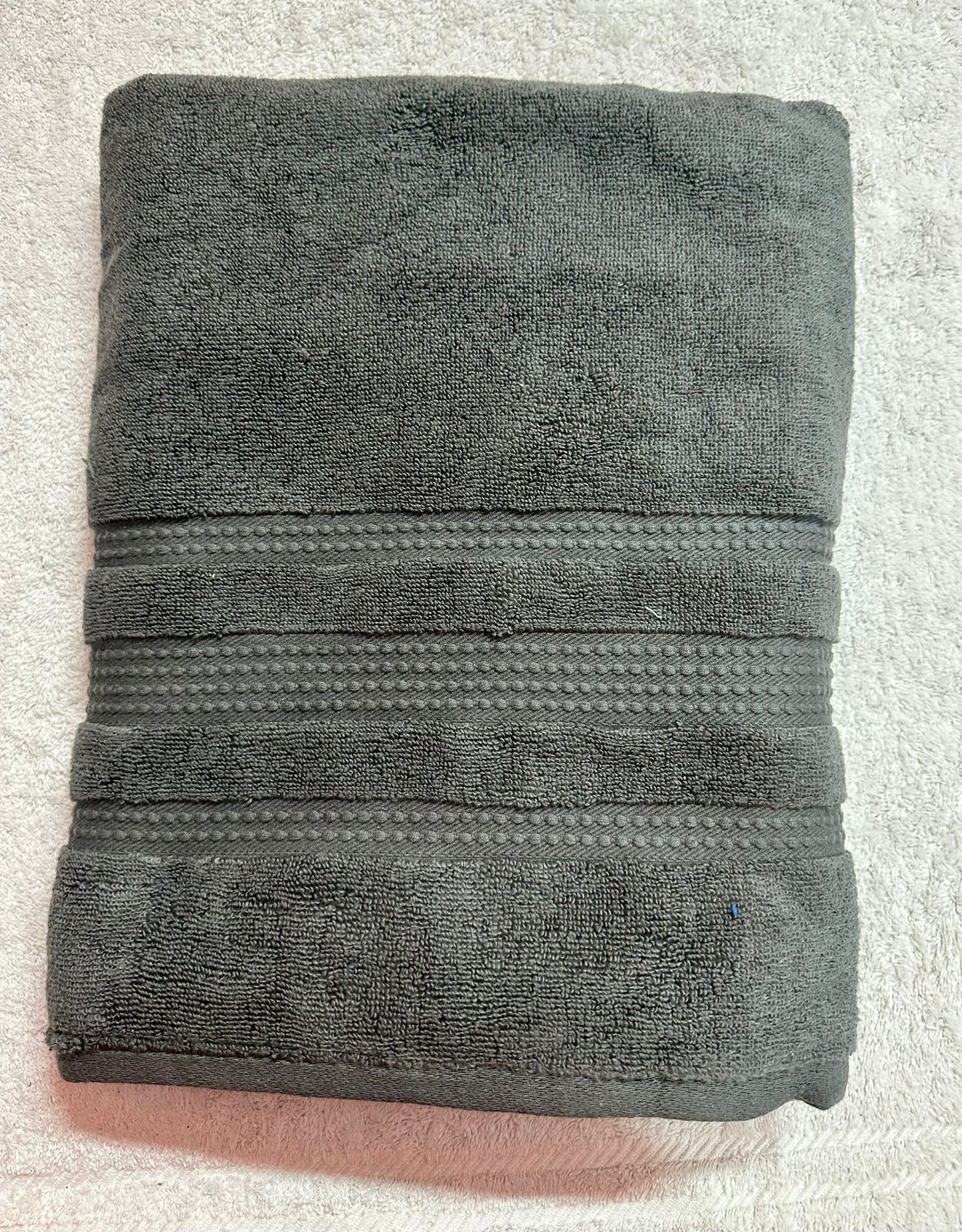 Charcoal Grey Cotton Hand Towel